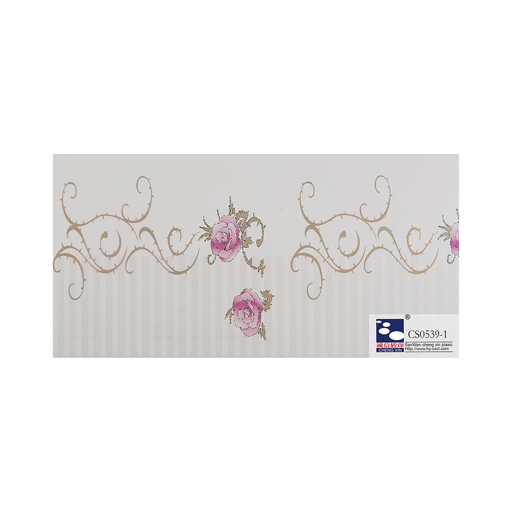 Hotel Decorative Hot Stamping Foil Printing Lamination Film for Door CS0539-1