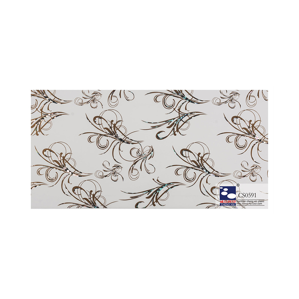 Low Cheap Wooden Modern Style Wood Grain Hot Stamping Foil for PVC Ceiling CS0591