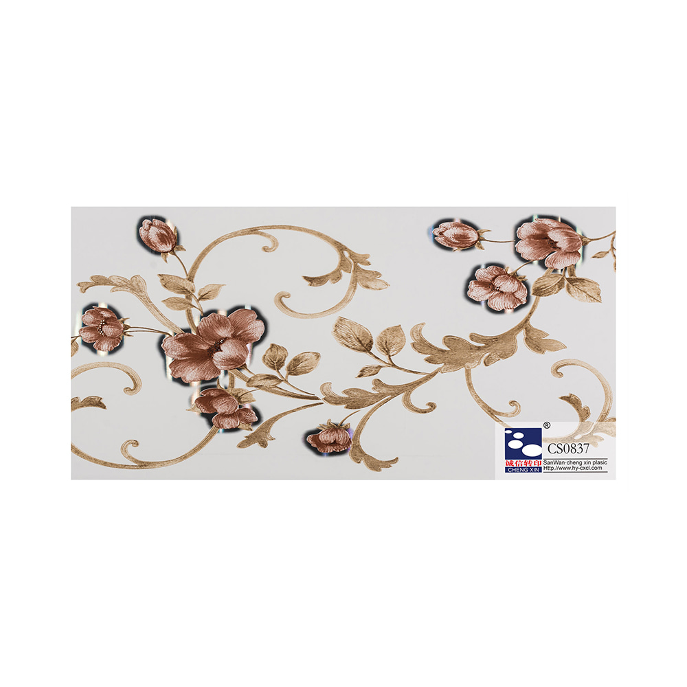 Tutus 2021 novus designandi pvc color excudendi laquearia aenea foil composita pvc film CS0837