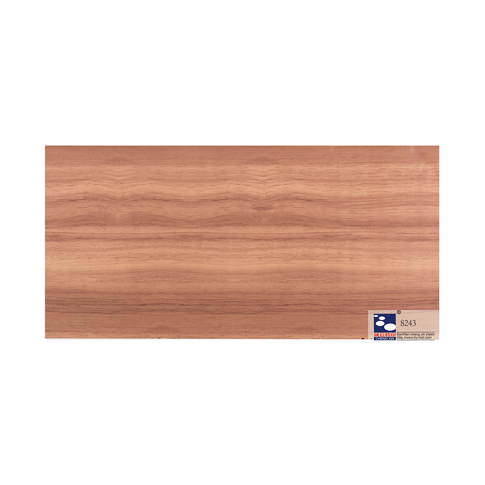 Bona Reputatio Hotel Decorative 500m-1000m Longitudo Laminatio Film pro WPC Door 8243